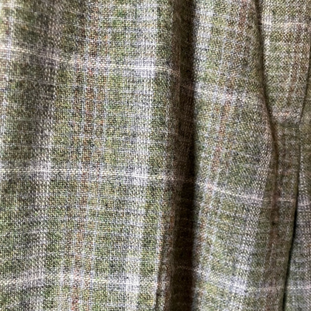 Vintage wool plaid trousers - Picture 4 of 11